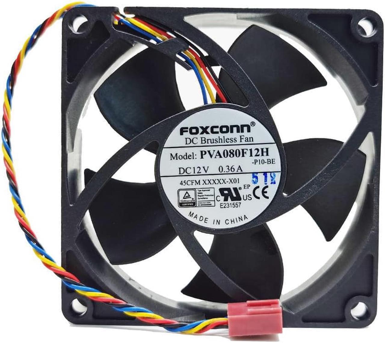 fan for Dell Optiplex 990 PVA080F12H 8020 80x80x20mm 8cm DC12V 0.36A Front Fan 0725Y7 725Y7