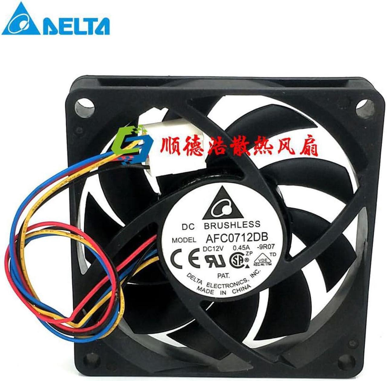 for delta AFC0712DB 7CM 70MM 7015 70*70*15MM 12V 0.45A 4-pin PWM CPU axial cooling fan