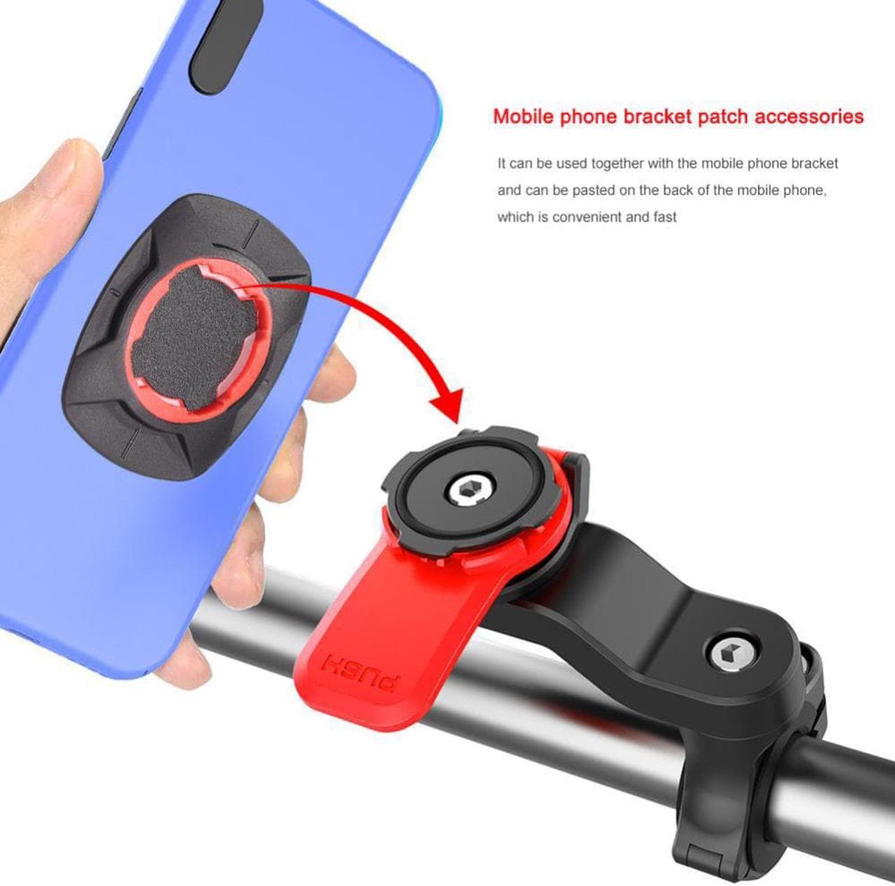 Phone Bracket For MTB Bike Scooter Motorcycle Navigation Bike Holder 360° Rotatable For Multiple Phones Security Lock Bracket