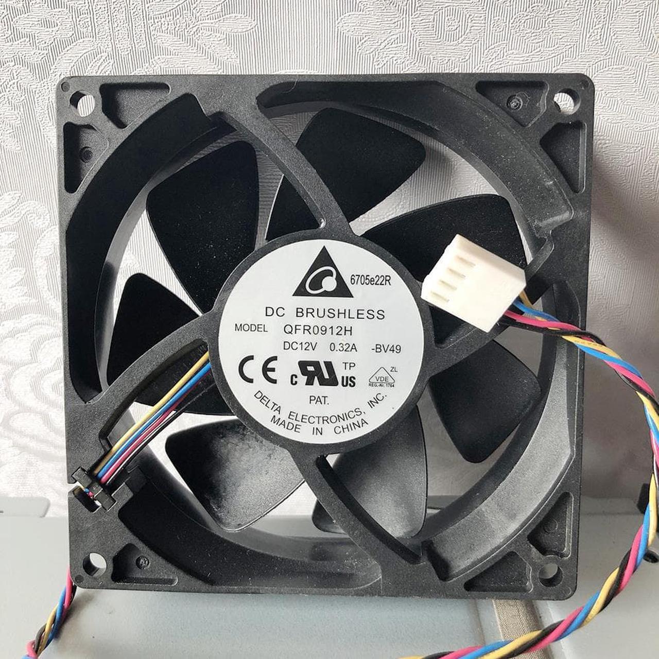 for delta QFR0912H 9cm 92mm 9225 DC 12V 0.32A FX8350 4-wire pwm CPU cooler cooling fan