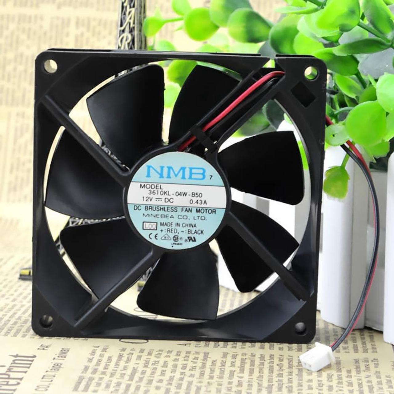 For NMB 3610KL-04W-B50 authentic 12V 0.43A 9225 UPS cooling fan dual ball bearing fan 92 * 92 * 25MM