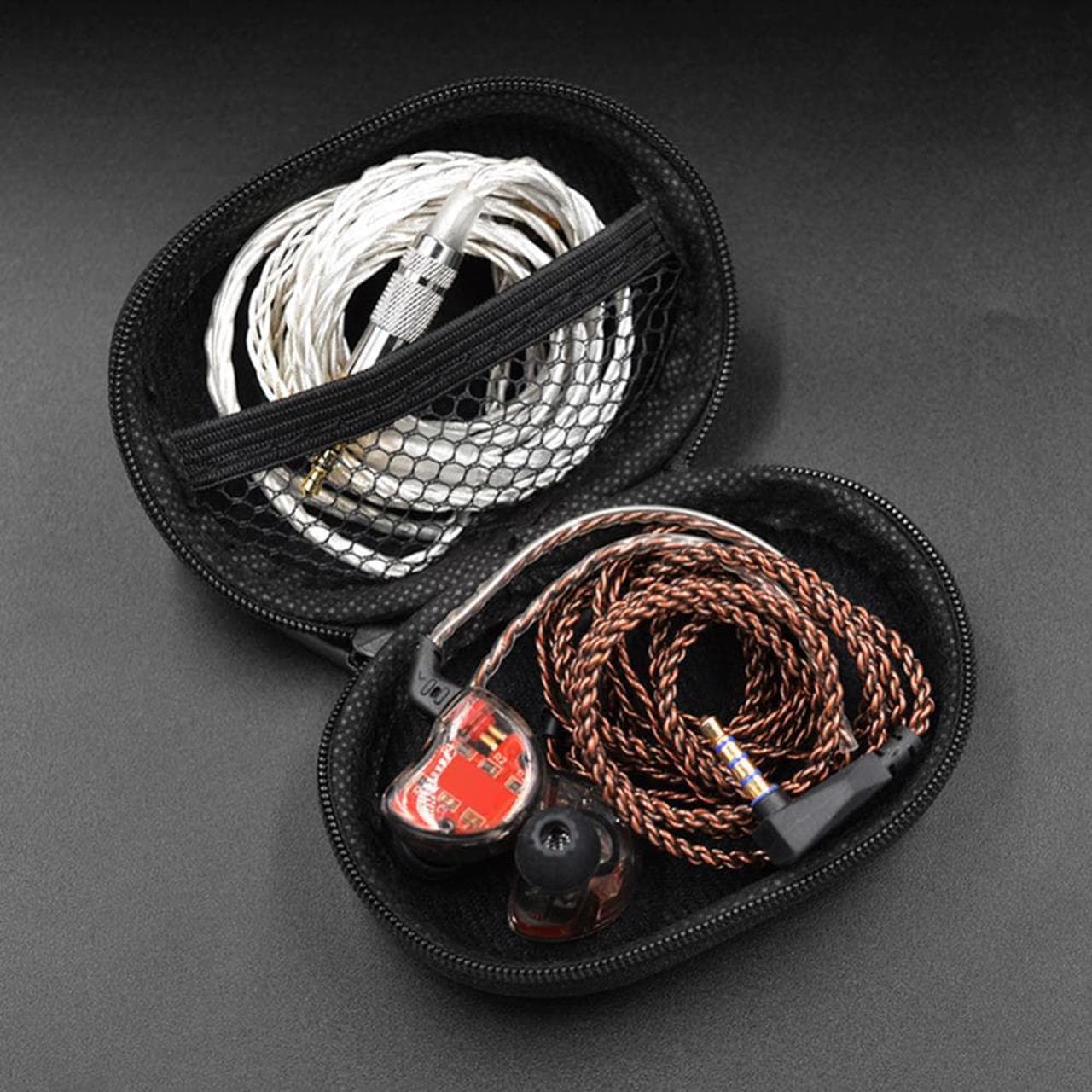 KZ Earphones Storage Bag Storage Carrying Hard Earphone Bag Case Headphone Box Earbuds Earphone Accessory