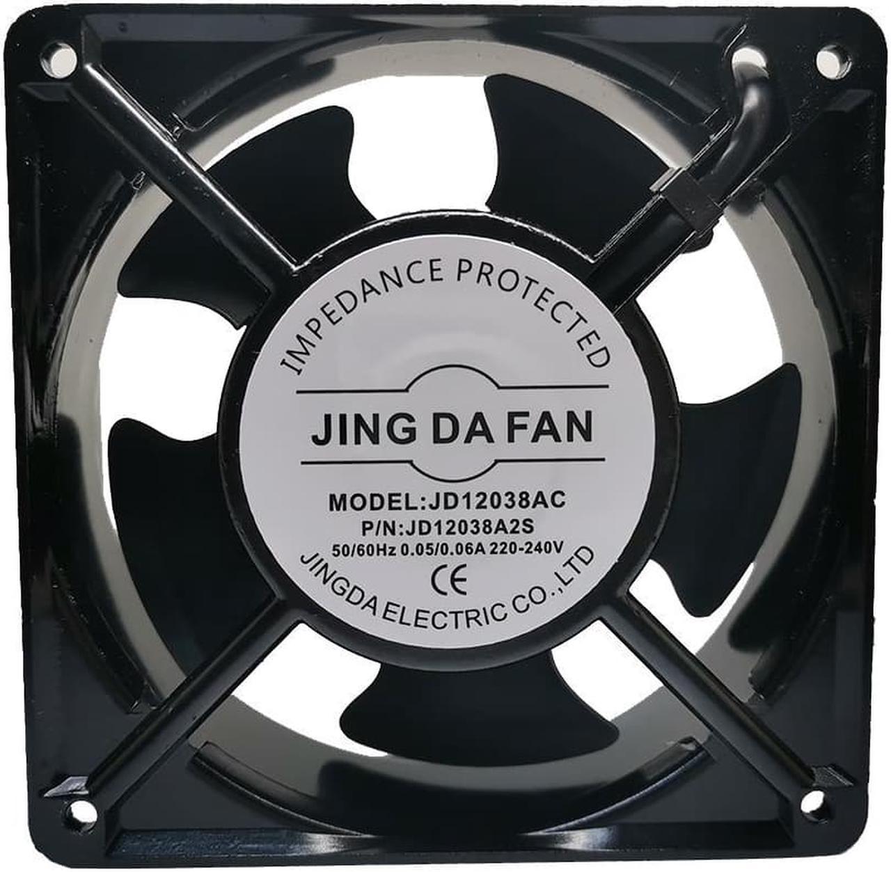 and Jingda Jing Da Fan oil bearing axial flow fan jd12038ac 220v0.14a AC cooling fan