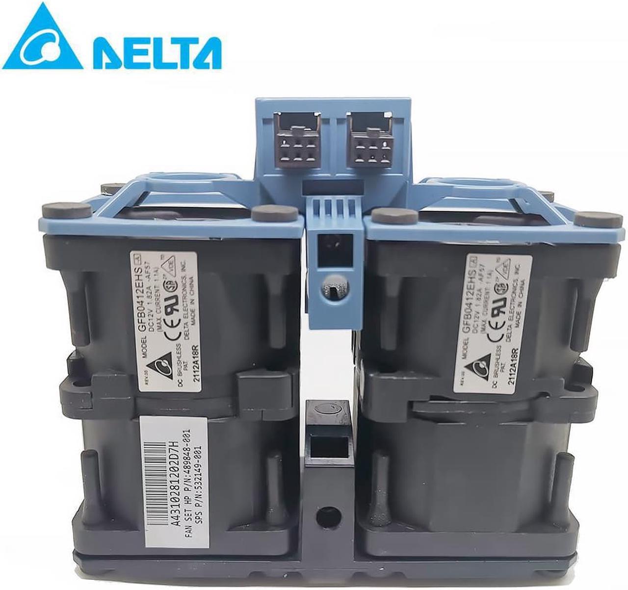 for delta GFB0412EHS Server Fan FOR HP DL360 G6 360 G7 DC 12V 1.82A P/N:489848-001 SPS P/N:532149-001