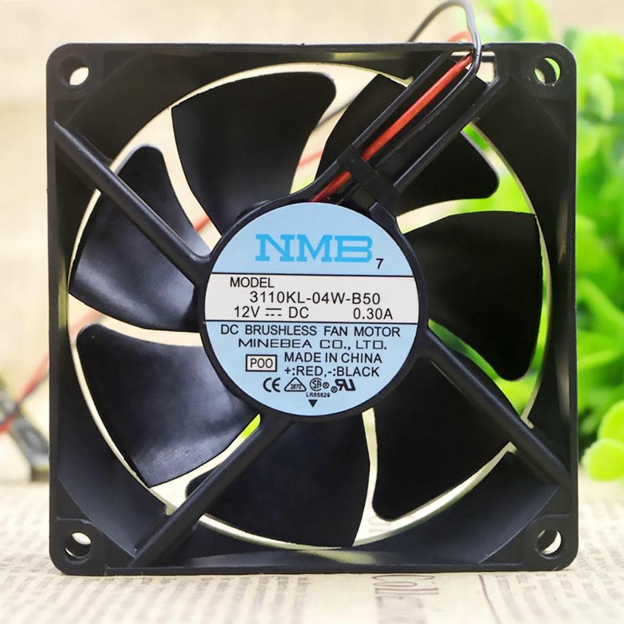 For NMB 3110KL-04W-B50 8025 8cm 80mm DC 12V axial cooling fan