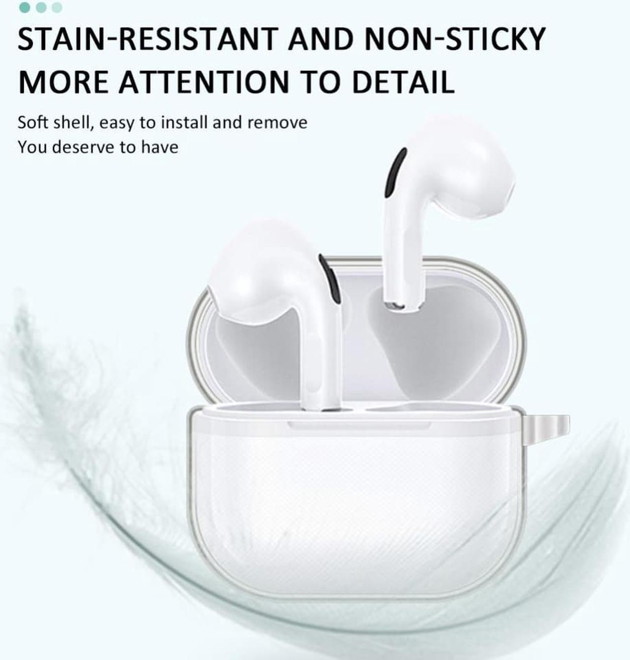 Bluetooth-compatible Wireless Earphone Case Headset Bag TPU Headphones Cover for Lenovo LP40 Charging Bin Protective Case