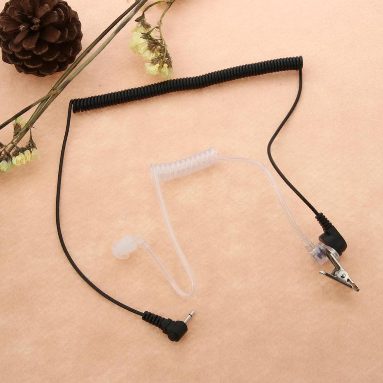 Air Tube Headset Earpiece Cables 1 PIN 2.5mm Covert Acoustic Tube Earpiece Earphone for Motorola 2way Radios