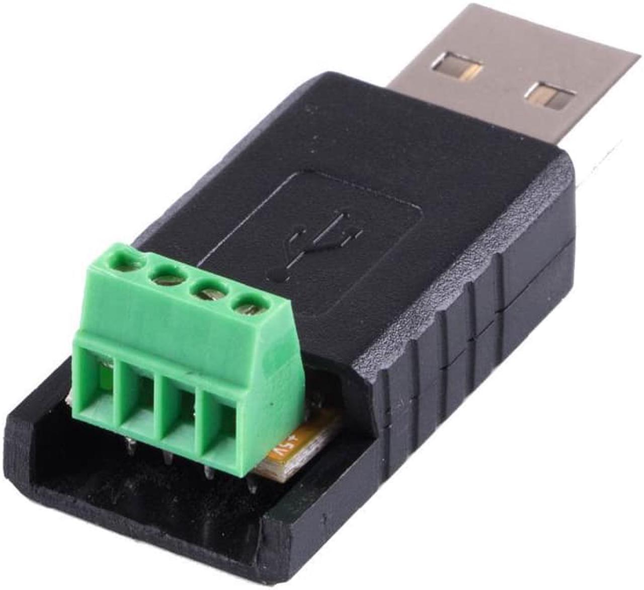 USB RS485 Adapter Converter Plug to 4 pole terminal block FTDI Ethernet Driver Support for Win7/8/10/Mac/aAndroid/Mac