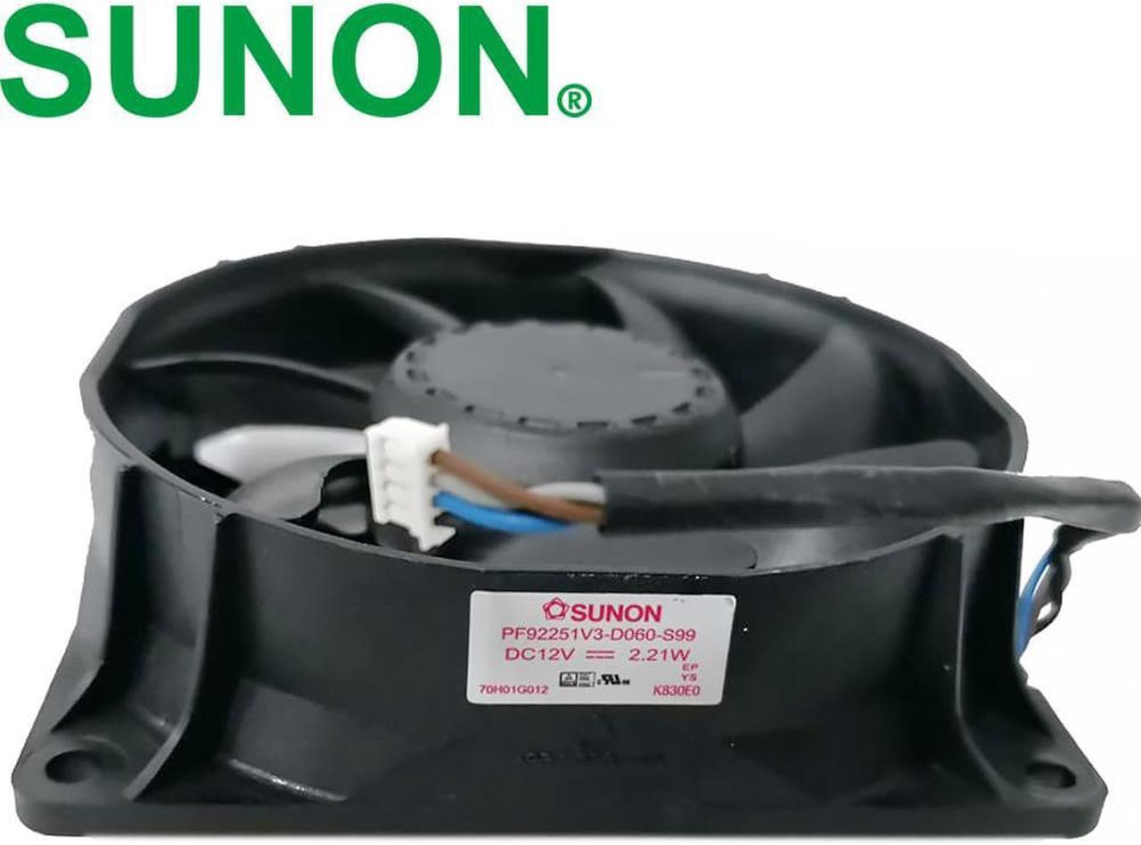 SUNON PF92251V3-D060-S99 12V 2.21W 9225 4 line projector cooling fan