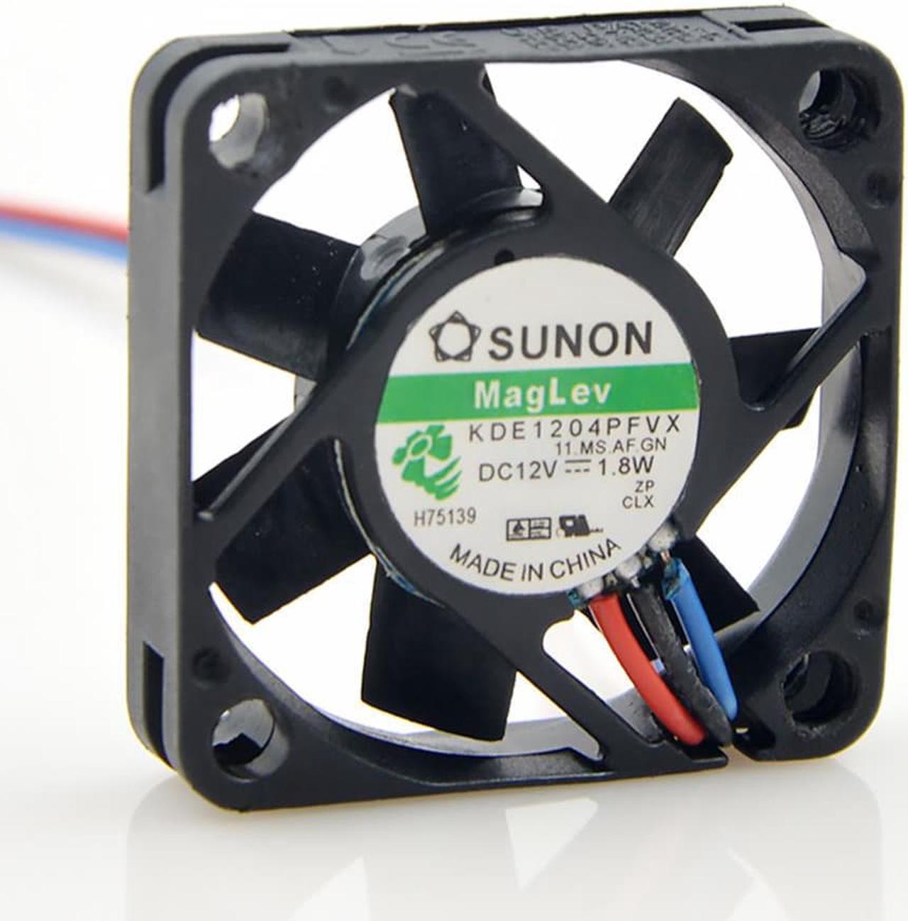 10pcs For Sunon fan KDE1204PFVX 40X40X10 mm 12V 1.8W with a 3-wire switch server inverter