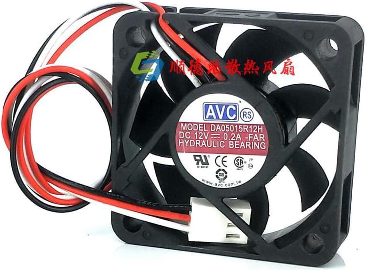 AVC DA05015R12H 5015 50*50*15 mm 50mm 12V case cooling fans 0.20A 3PIN computer pc cooler