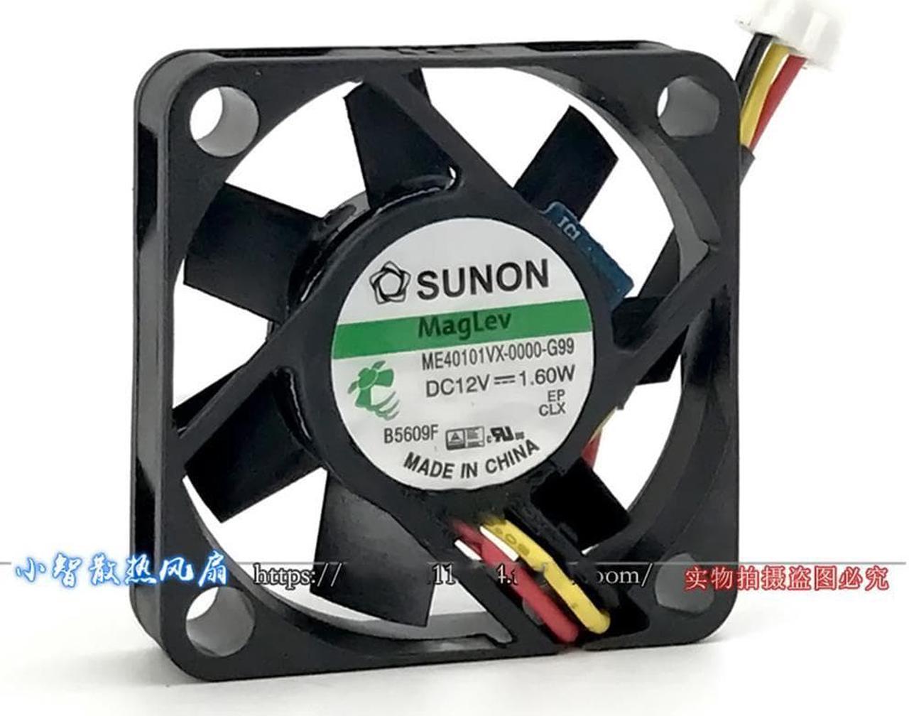 For Sunon ME40101VX-0000-G99 40mm 4010 40*40*10mm slim DC12V 1.60W mini axial case cooling fan 3-P 8500RPM 9.9CFM