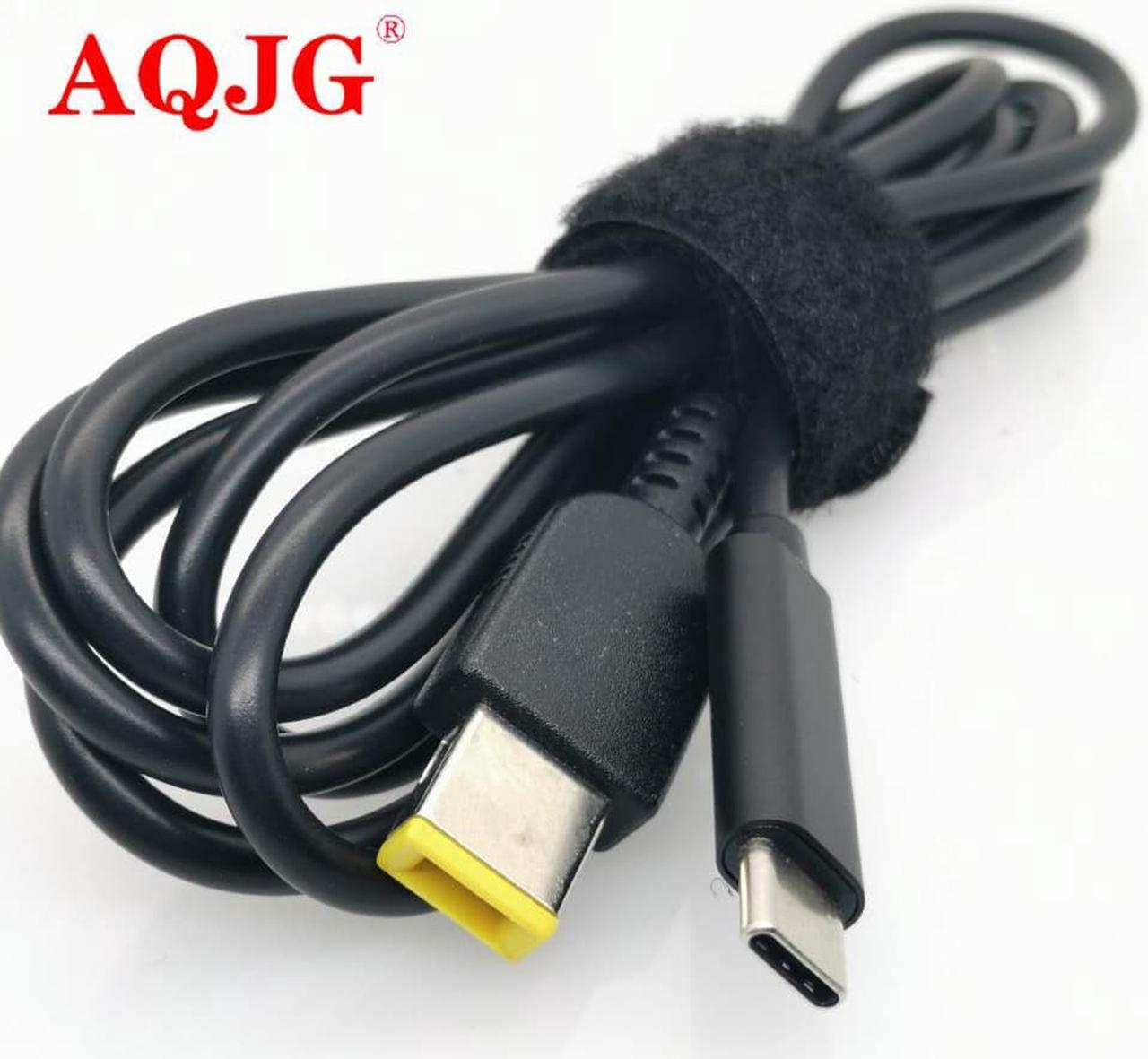 USB 3.1 Type C USB-C to Rectangle 11.0*5.0mm Power Plug PD Emulator Trigger Charge Cable for Lenovo ThinkPad X1 Carbon