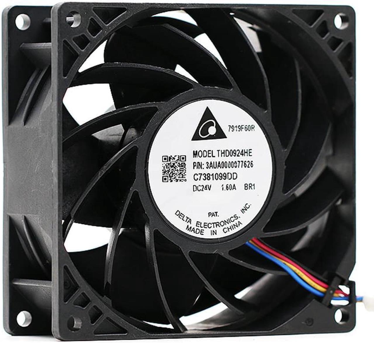 Main image of For delta THD0924HE DC 24V 1.60A 9CM 9038 92X92X38mm 9238 Inverter 4-wire server Cooling Fan