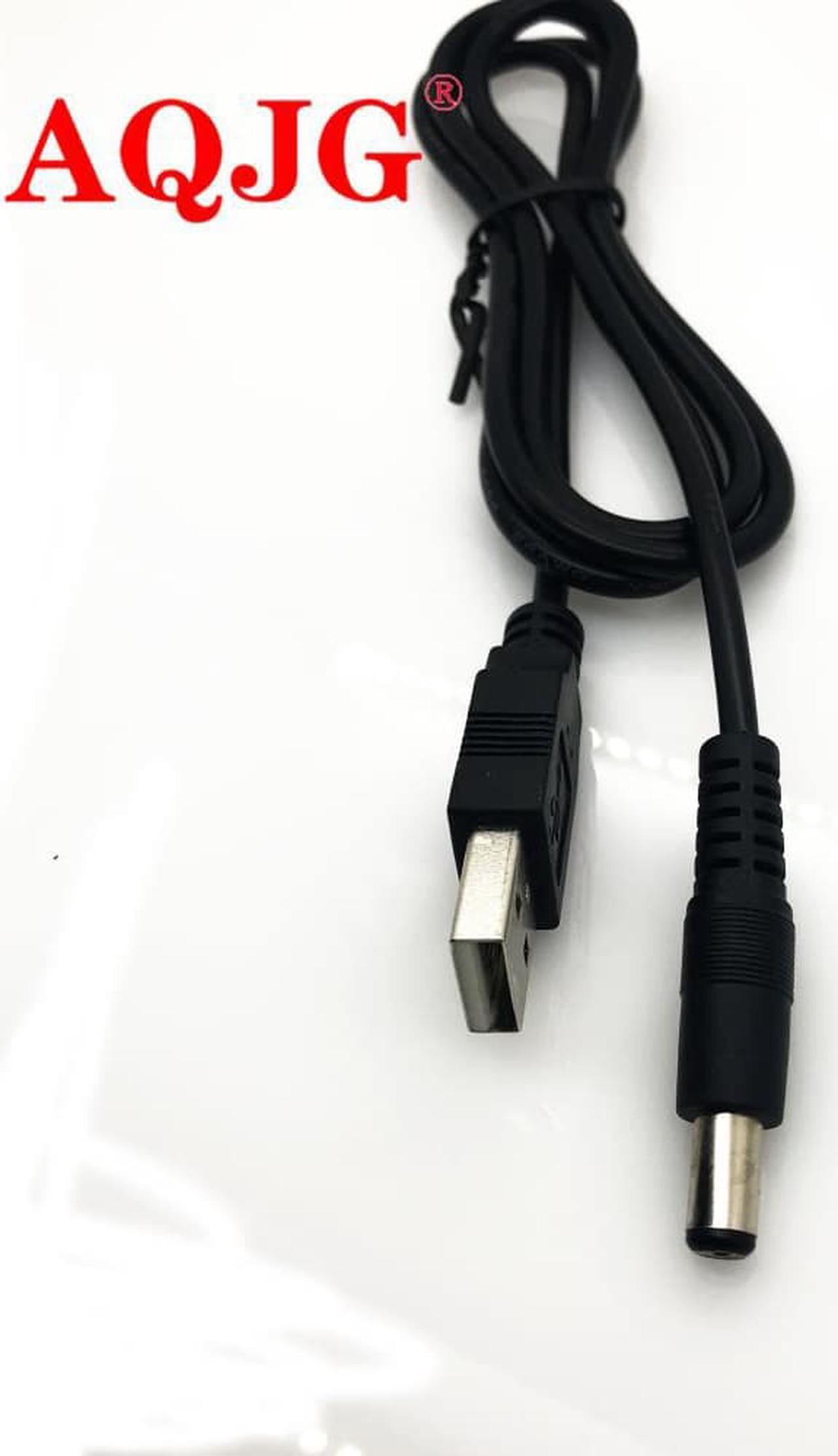 10pcs USB To DC Power Cable DC 5V 5.5*2.1mm Adapter Jack Power Charger Cable Adapter Connector Tablet Speaker