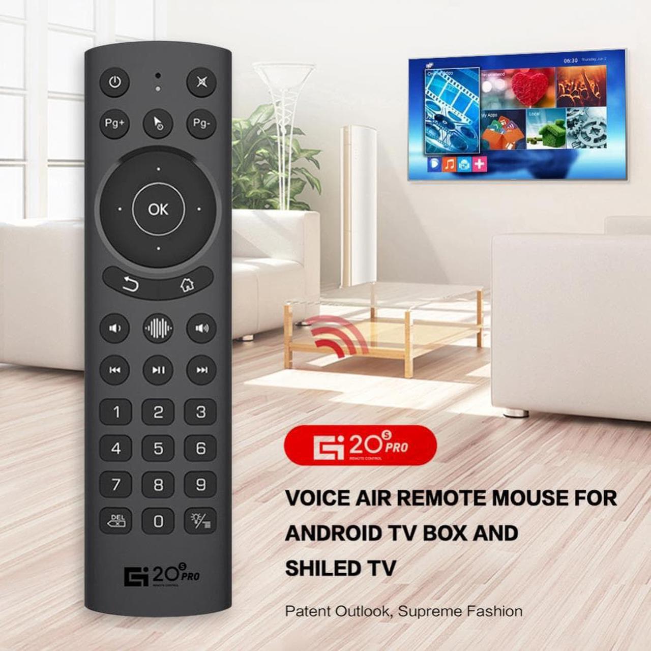 G20S PRO 2.4G Wireless Fly Air Mouse 30 Buttons Voice Control Remote for PC STB Electronic Smart Home Accessories