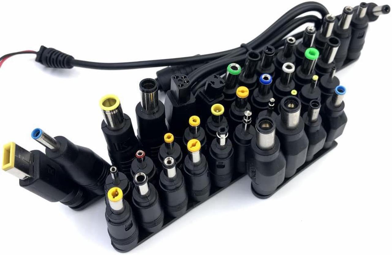 38pcs Universal Laptop DC Power Supply Adapter Connector Plug AC DC conversion head Jack Charger Connectors Laptop Power Adapte