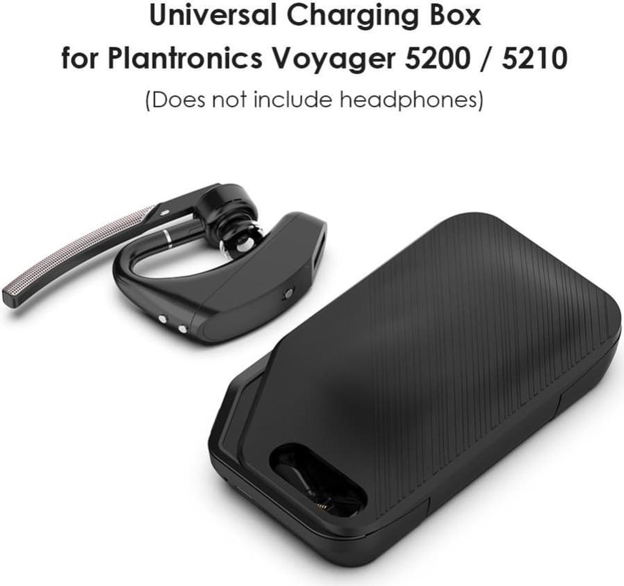 Headphone Charging Cases Headset Charger Box Easily Carrying Lightweight Earphone Part for Plantronics Voyager 5200 5210