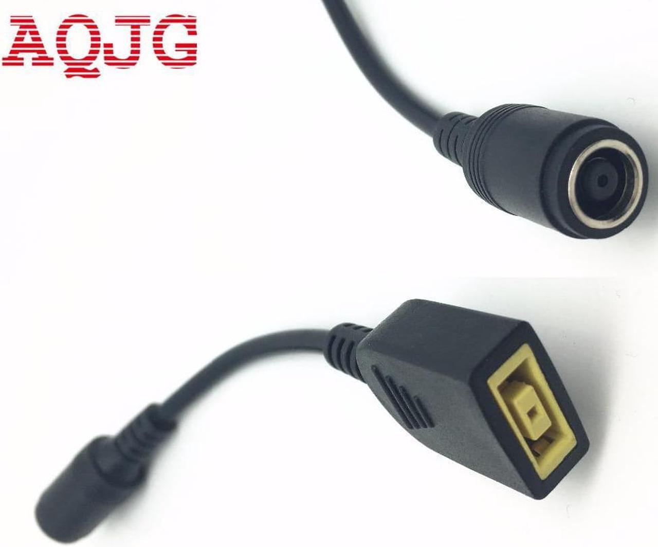 DC Tip Plug Connector Cord Cable 7.9*5.5MM Female TO Square Female For Lenovo IdeaPad Connector Charger Adapter Laptop 10cm