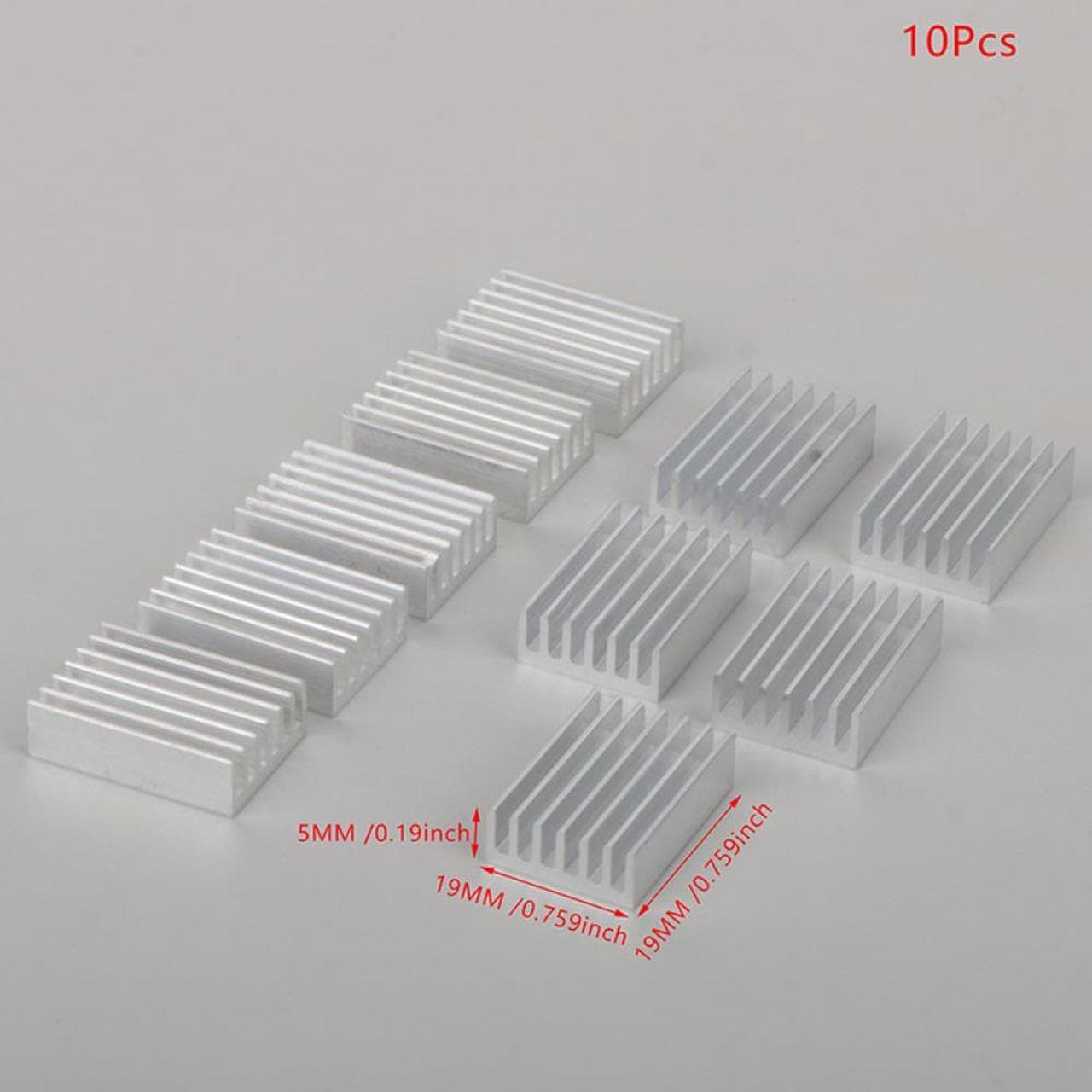 Extruded Aluminum Heatsink Radiator Heat sink Cooler for Electronic LED Chip Cooling Heat Dissipation 20*14*6MM