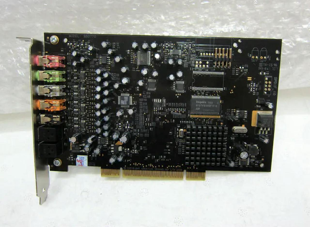 Main image of for  Creative X-Fi Xtreme Music SB0770 7.1 sound card fiber sound card, working good