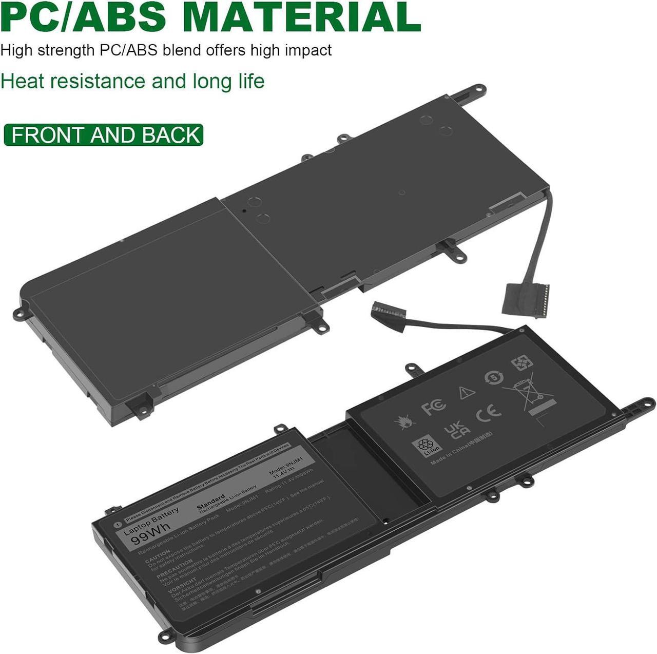 Alt view image 5 of 7 - Fancy Buying 9NJM1 44T2R MG2YH Laptop Battery for Dell Alienware 15 R3 R4 17 R4 R5 Series P31E P69F P31E001 P31E002 P69F001 P69F002 HF25D 01D82 546FF 0546FF HF250 0HF250 0MG2YH