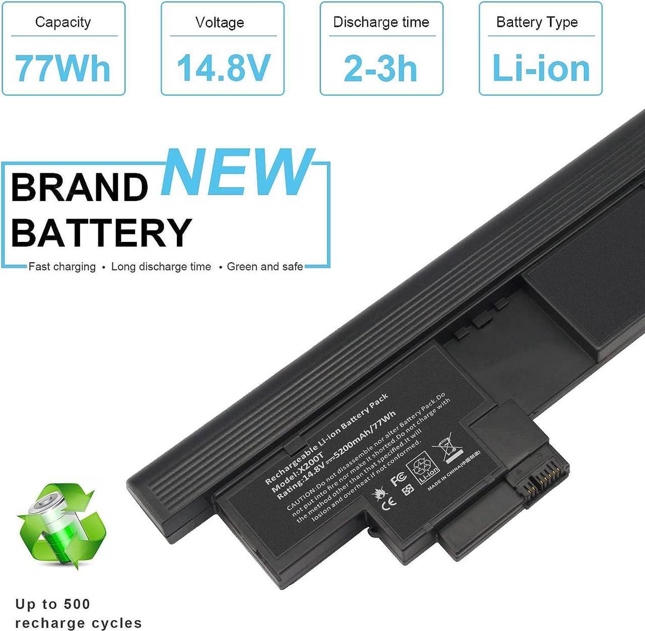 Alt view image 3 of 7 - Fancy Buying Laptop Battery for IBM Lenovo ThinkPad X200 Tablet 2263 2266 4184 7448 7449 7450 7453 42T4564 43R9257 ThinkPad X200 X201 X201t