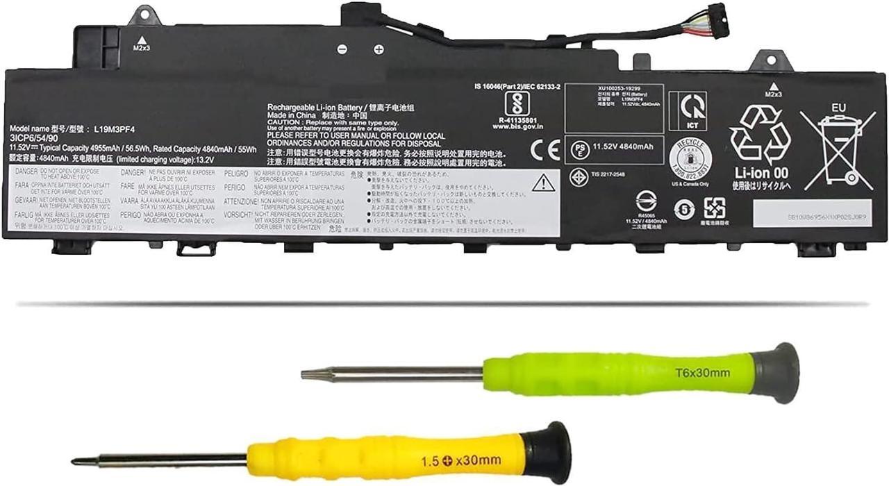 Main image of L19M3PF4 5B10W86939 Battery Replacement for Lenovo IdeaPad 5-14ALC05 5-14ARE05 5-14ARE05 5-14ITL05 Series L19C3PF3 5B10W86957 L19M3PF3 5B10W86936 L19L3PF7 5B10W86943