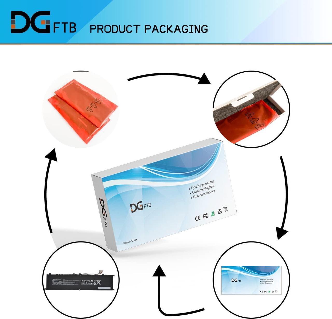 Alt view image 7 of 7 - BTY-M6M Battery Replacement for MSI GS66 Stealth 10SE 10SF 11UE 11UH GE66 Raider 10UG 11UG GE76 Raider 11UE 11UG 11UH GE76 Dragon Tiamat 11UH WS66 10TM 10TMT 11UMT 11UKT WE76 11UM (15.2V 95Wh/6250mAh)