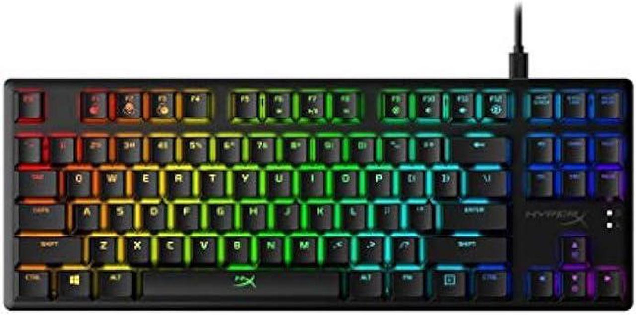 Main image of HyperX Alloy Origins Core - Tenkeyless Mechanical Gaming Keyboard, Software Controlled Light & Macro Customization, Compact Form Factor, RGB LED Backlit, Linear HyperX Red Switch,Black