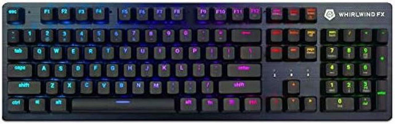 Main image of Whirlwind FX Element V2 Gaming Keyboard: Interactive and Customizable Lighting  Immersive, Reactive RGB Experience (Red Linear)