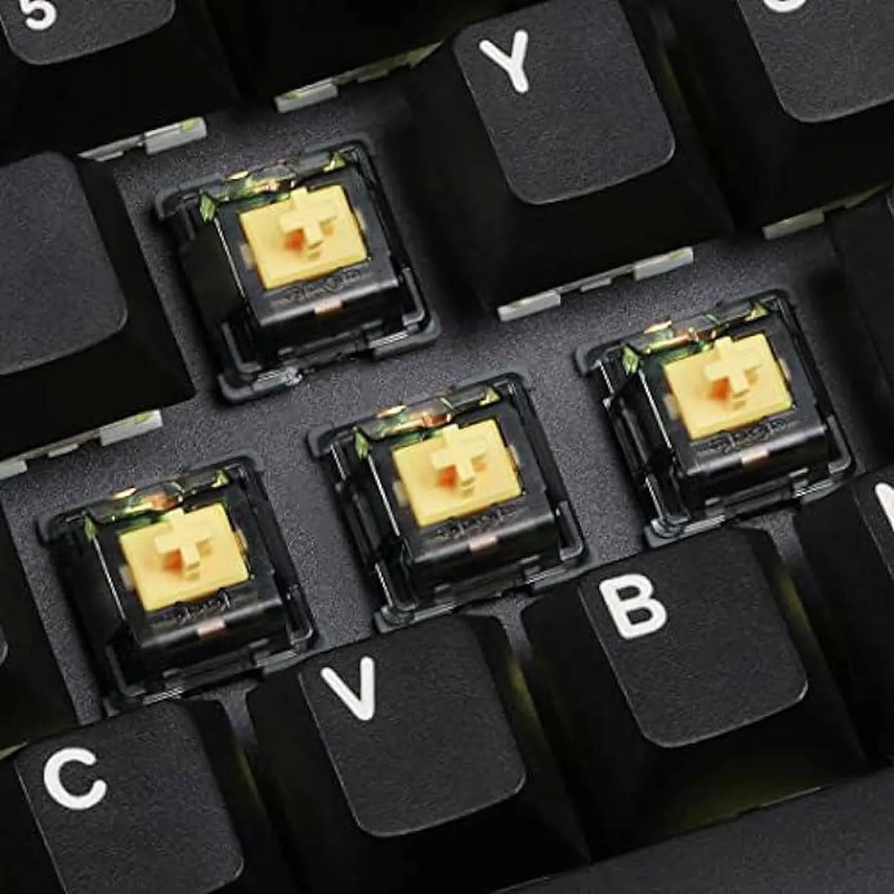 Alt view image 3 of 7 - DROP Holy Panda X Mechanical Keyboard Switches - Plate Mount Quiet & Tactile Switches, Cherry MX Style, 65g, (35 PCS, 3-Pin)