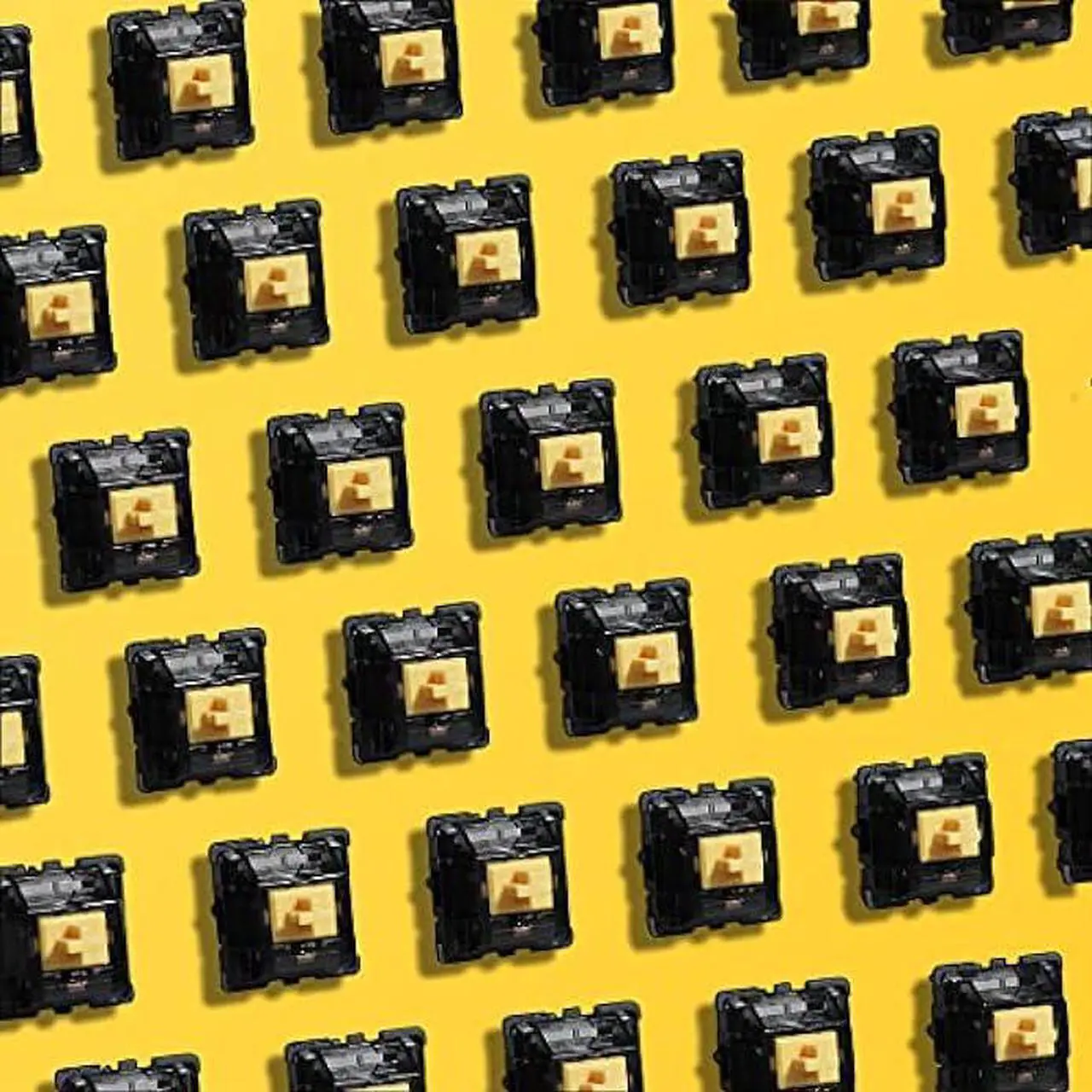 Alt view image 6 of 7 - DROP Holy Panda X Mechanical Keyboard Switches - Plate Mount Quiet & Tactile Switches, Cherry MX Style, 65g, (35 PCS, 3-Pin)