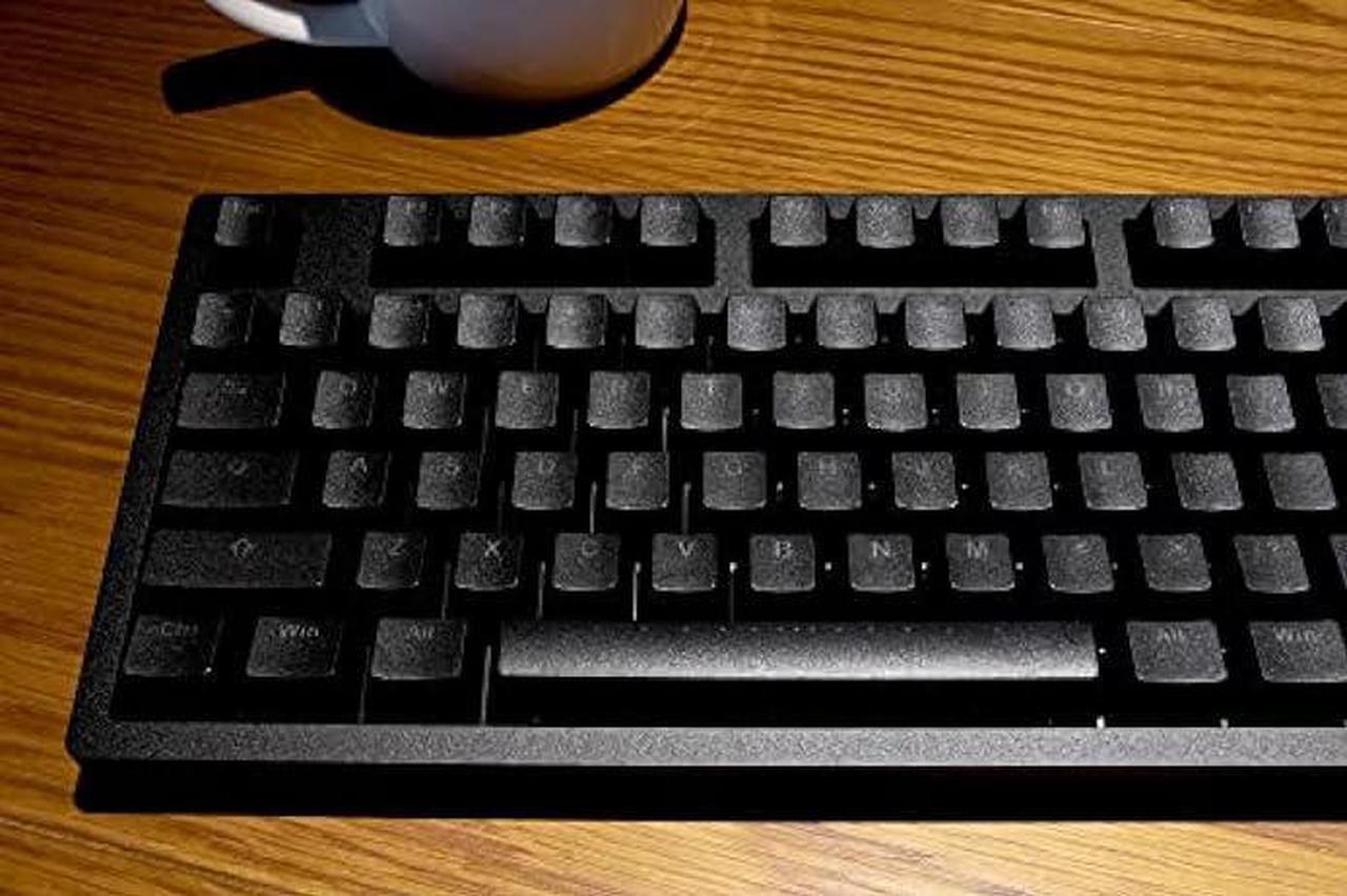 Alt view image 7 of 7 - ikbc MF87 v3 RGB LED Backlit Mechanical Keyboard with Cherry MX Blue Switch for Windows and Mac, TKL Computer Keyboards with PBT Double Shot Keycaps, CNC Aluminum Black Color Case, ANSI/US