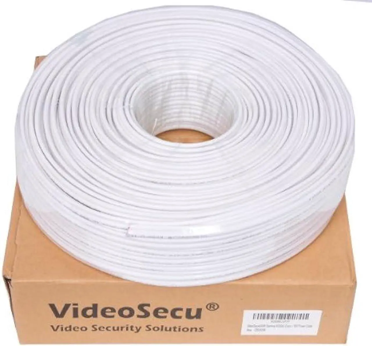 Alt view image 3 of 6 - VideoSecu RG59 /U Siamese CCTV Combo Coaxial Cable 300ft,20AWG 18/2 18AWG Video Power Security Camera Cable Home Surveillance DVR System Extension Wire Cord AA1