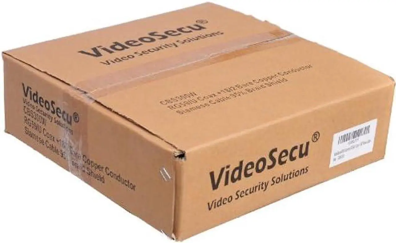 Alt view image 4 of 6 - VideoSecu RG59 /U Siamese CCTV Combo Coaxial Cable 300ft,20AWG 18/2 18AWG Video Power Security Camera Cable Home Surveillance DVR System Extension Wire Cord AA1