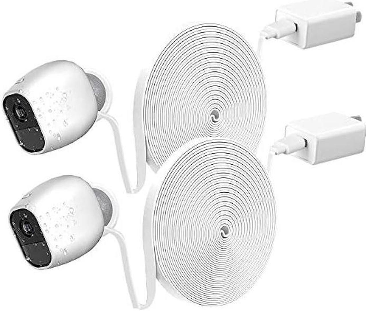 Main image of Arlo Cord, 2-Pack 10 Feet Arlo Power Charging Cable and Charger for Arlo Pro & Pro 2 and Arlo Go, Weatherproof Outdoor Indoor, Solved The Need to Constantly Charge Batteries