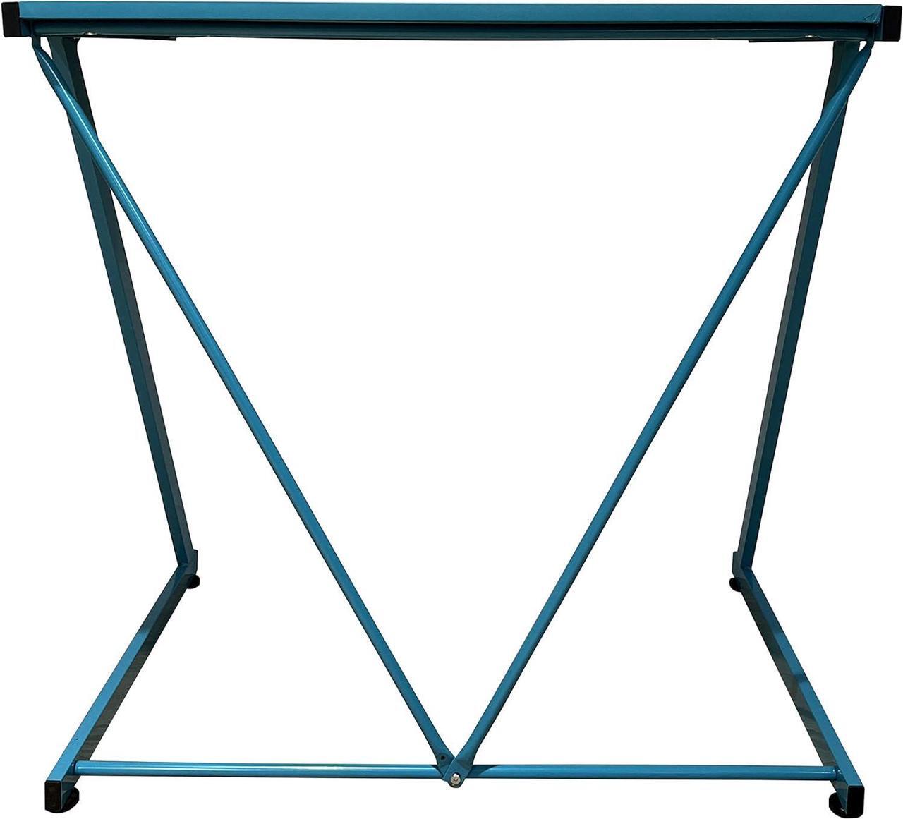 Alt view image 4 of 7 - Urban Shop Z-Shaped Student Desk, Aqua