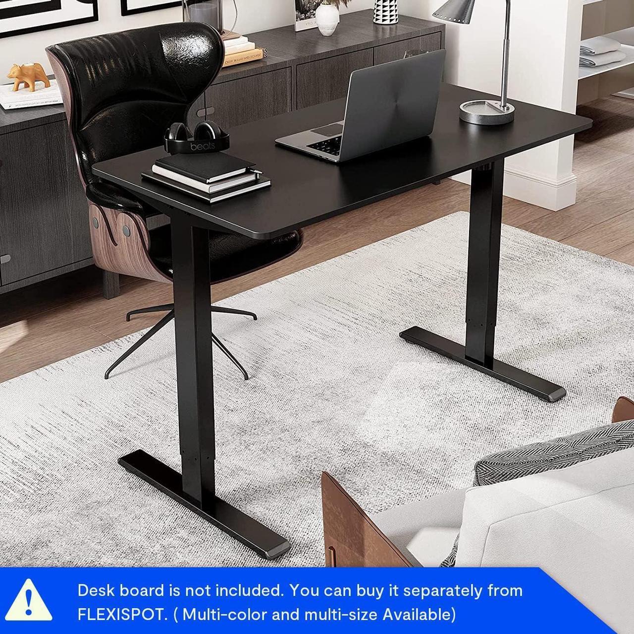 Alt view image 6 of 6 - FLEXISPOT EN1B DIY Adjustable Desk Frame Electric Sit Stand Desk Base Home Office Standing Desk(Black Frame Only)