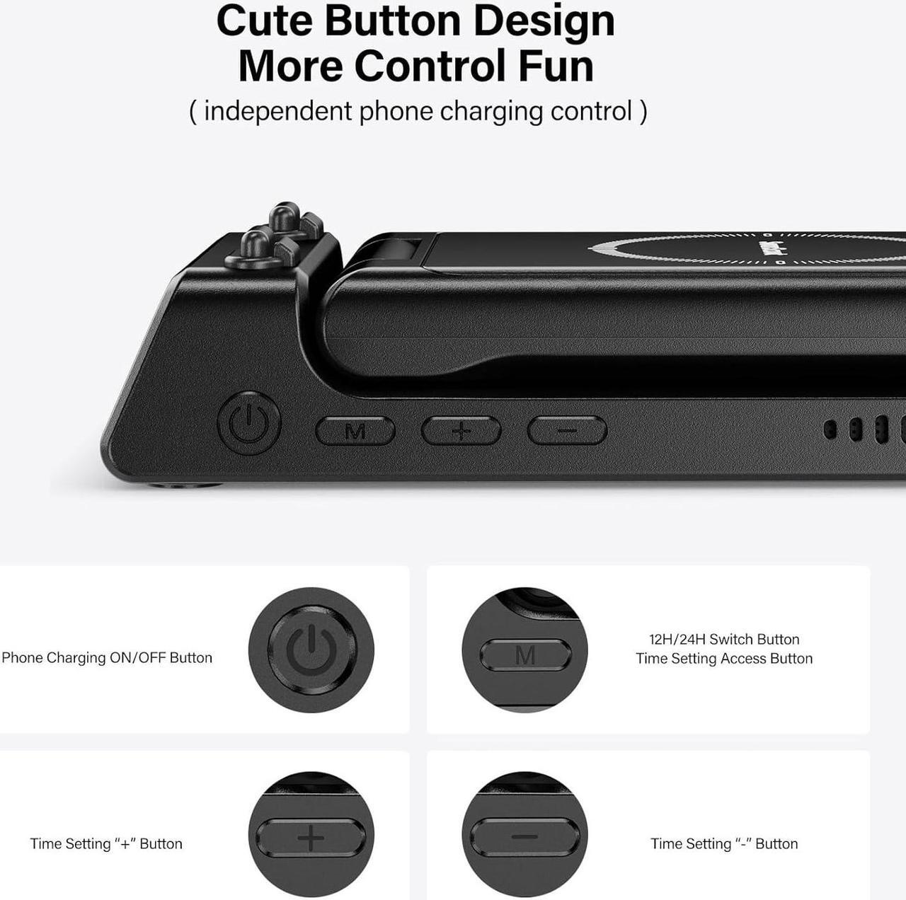 Alt view image 5 of 7 - Charging Station for Samsung Z Flip, SwanScout 703F, Wireless Charger for Samsung Galaxy Z Flip 5/Z Flip 4/Z Flip 3, Galaxy Watch 6/6 Classic/5/5 Pro, Galaxy Buds 2 Pro/Buds 2 (Foldable)