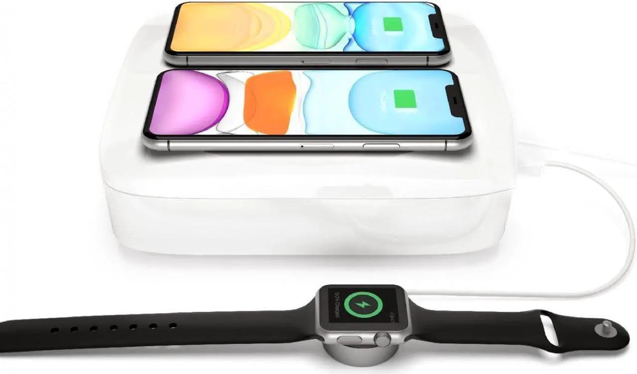 Main image of Einova Mundus Pro | Charging Station with 2 10W Qi Wireless Fast Chargers  for iPhone, Airpods, Samsung Galaxy
