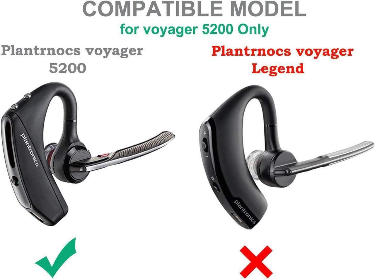 Alt view image 2 of 6 - Charging Case Compatible with Plantronics Voyager 5200, Charger Dock Case Cover with USB Cable for Voyager 5200