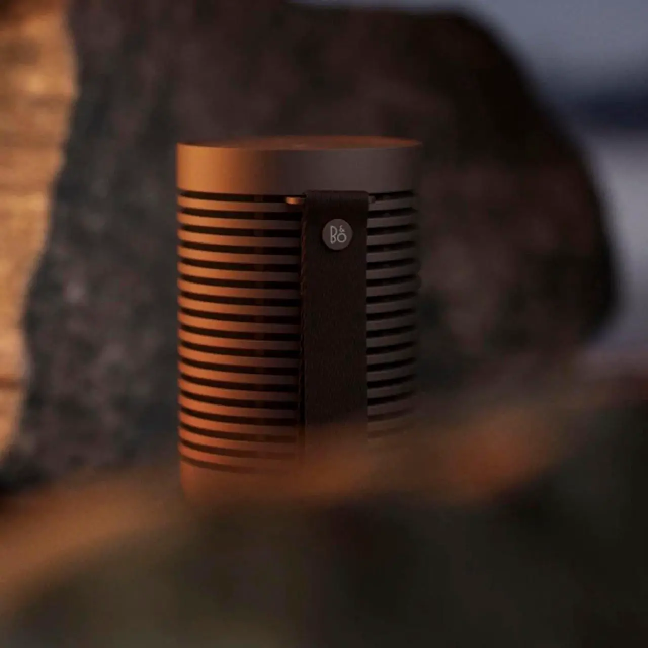 Alt view image 5 of 7 - Bang & Olufsen Beosound Explore - Wireless Portable Outdoor Bluetooth speaker, IP 67 Dustproof and Waterproof, Chestnut