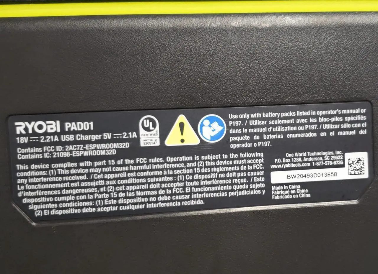 Alt view image 5 of 6 - RYOBI 18V ONE+ Bluetooth Speaker (Tool-Only)