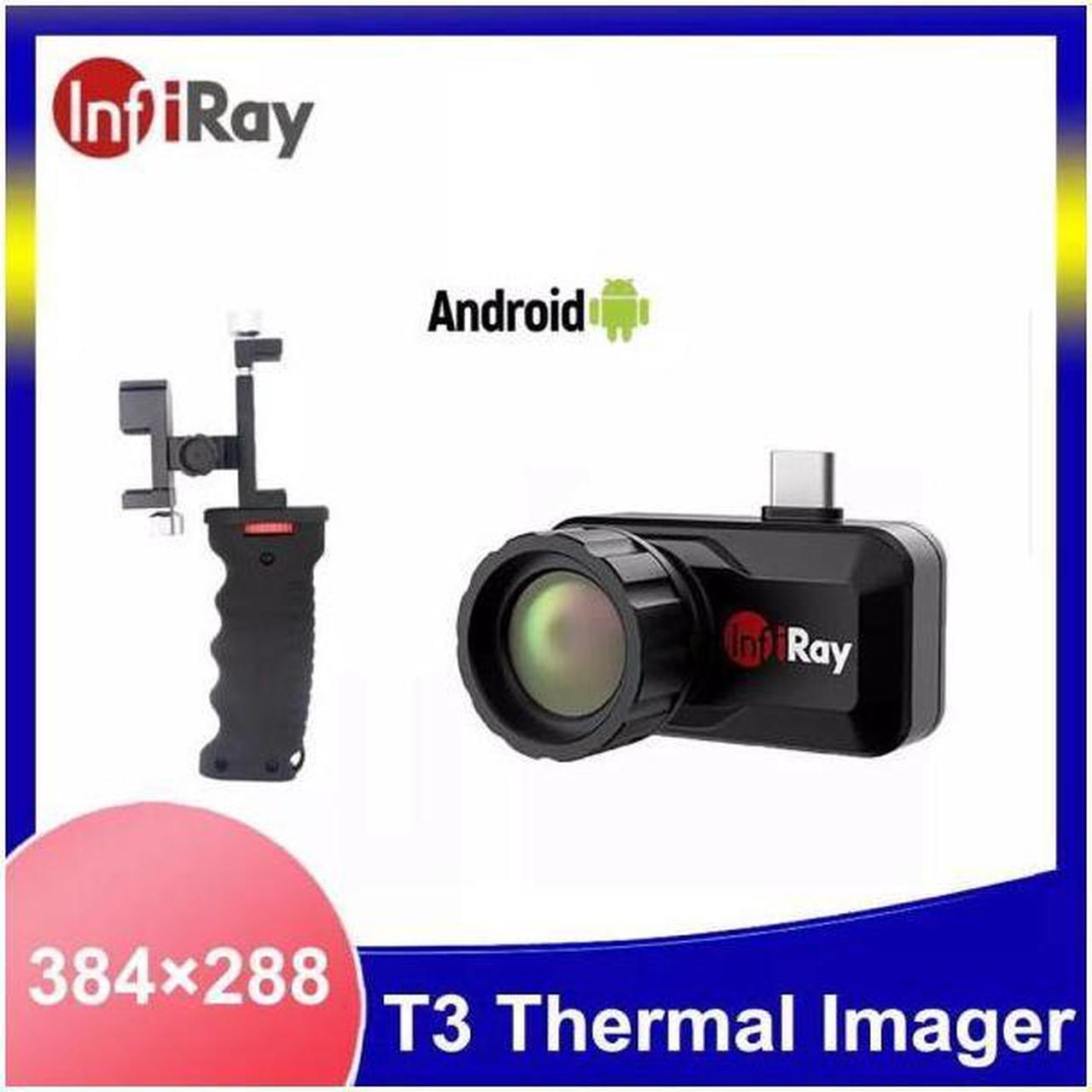 InfiRay T3 Infrared 25Hz Thermal Imager Camera Night Vision Hunting Detector (T3+holder)