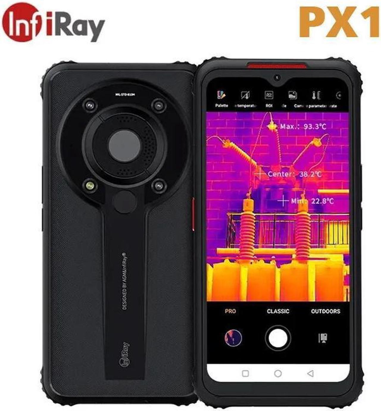 InfiRay PX1 Thermographic NFC Smartphone 5G 25HZ Mobile Phone Rugged 5500mAh US