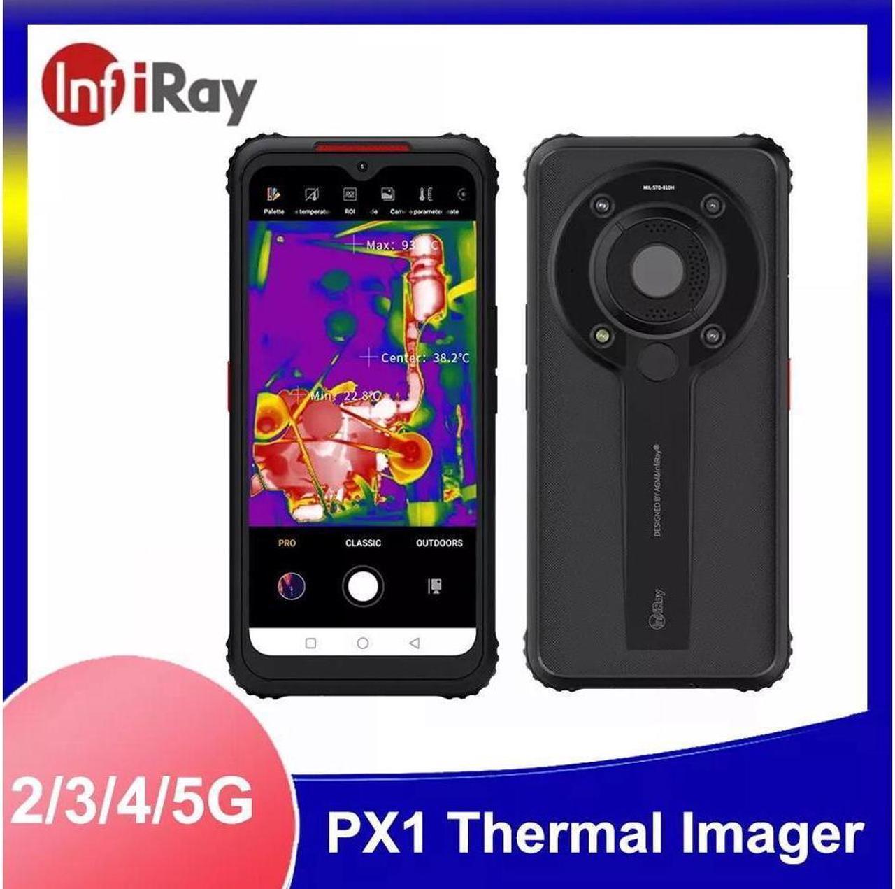 InfiRay PX1 5G NFC Waterproof Rugged Smartphone Thermal Imaging Camera Phone