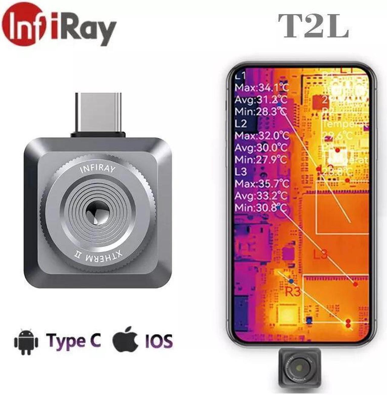 InfiRay T2L Thermal Camera for Smart Phones Android iOS 256x192 IR Resolution