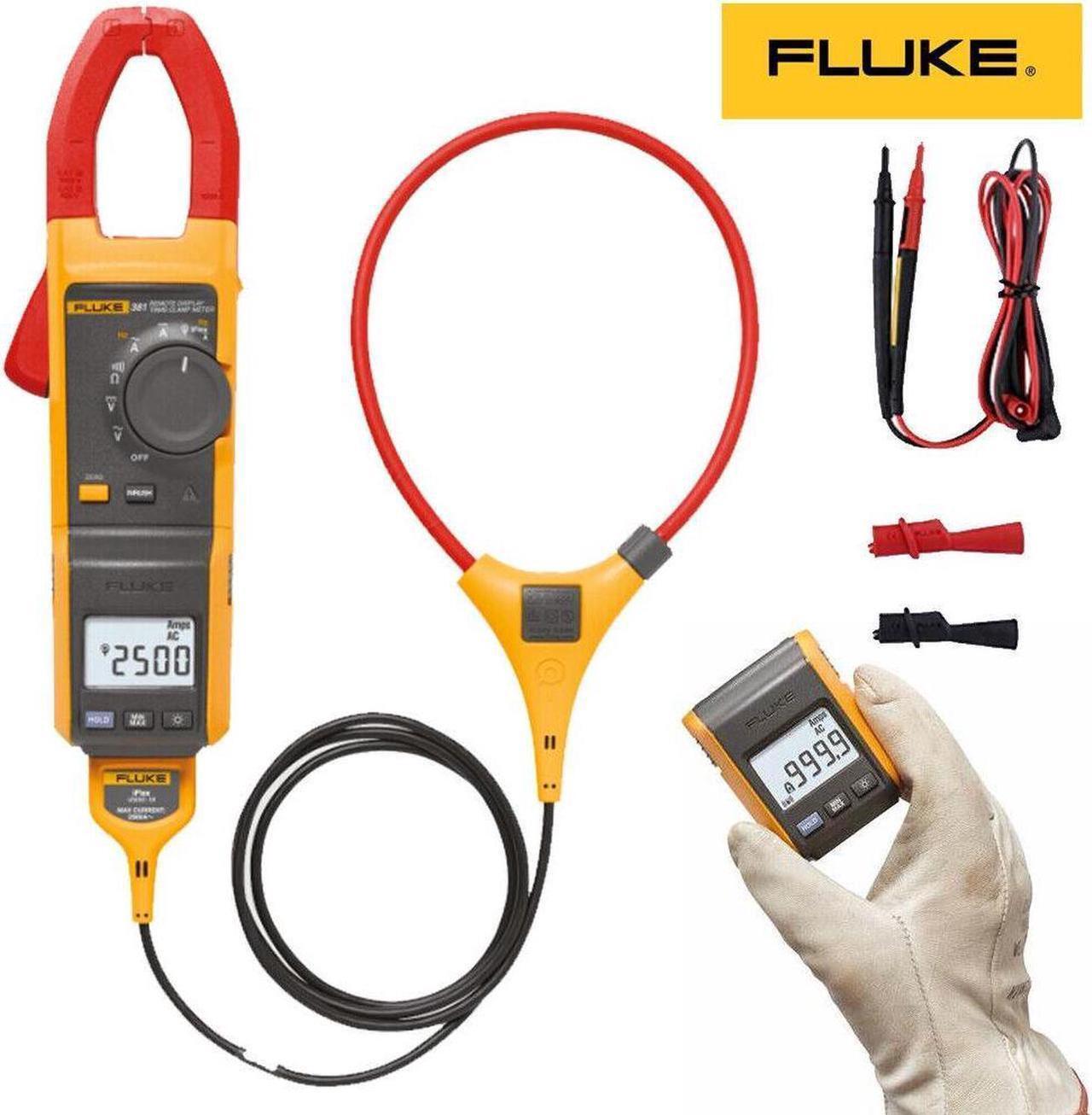 Main image of Fluke 381 Remote Display True RMS Digital Clamp Meter AC/DC Electrician Tool