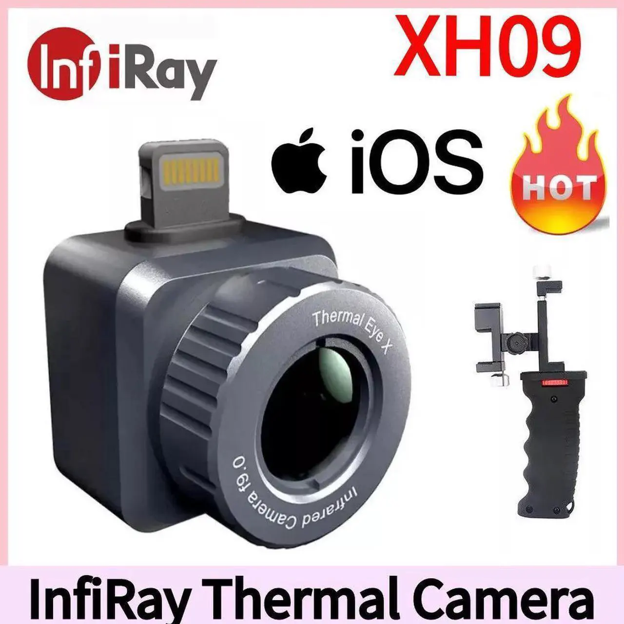 Alt view image 2 of 7 - InfiRay Xinfrared XH09 Thermal Night Vision Imaging Camera Scope for Hunting Insulation For IOS